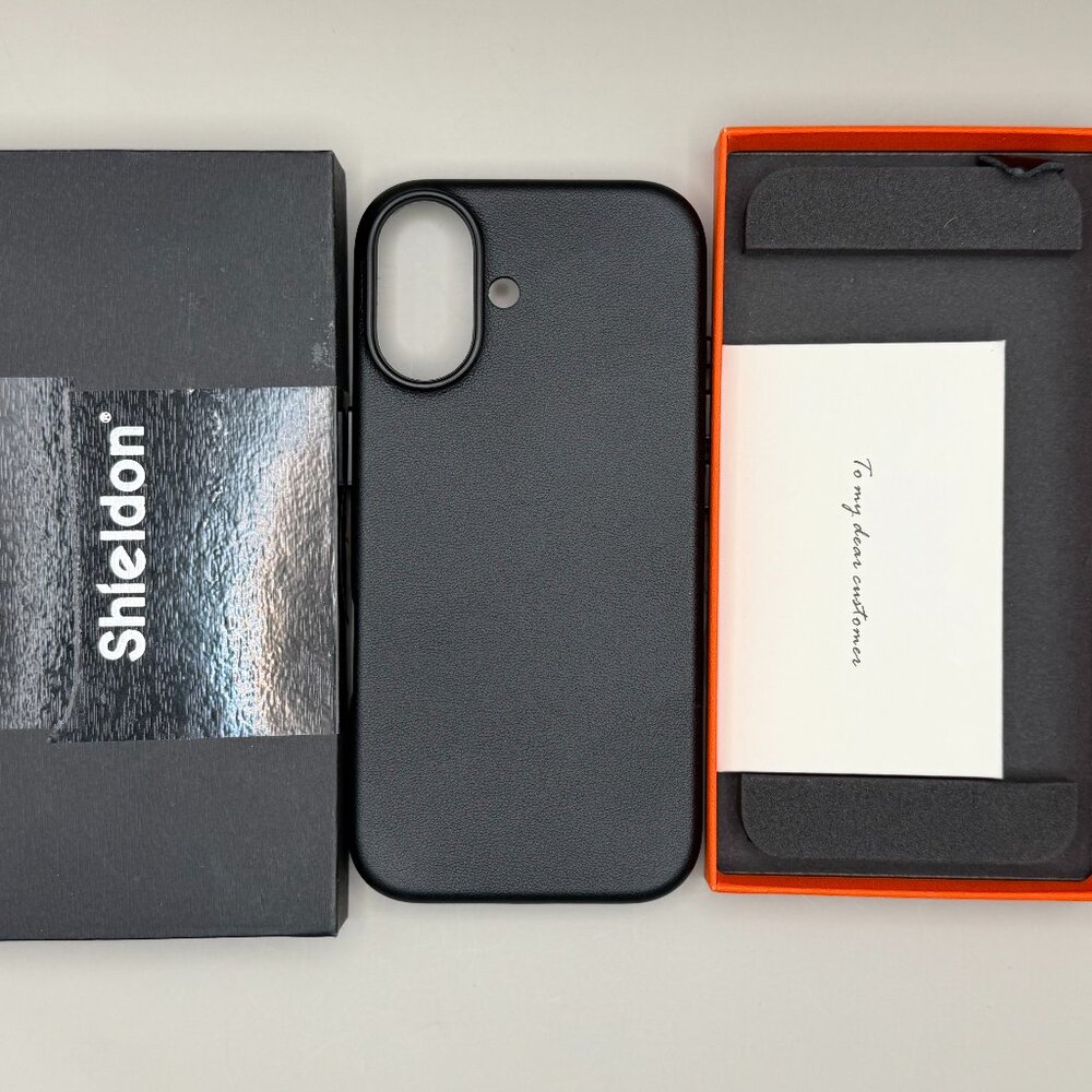 SHIELDON Genuine Leather Case for iPhone 17 6.3 Compatible with Magsafe